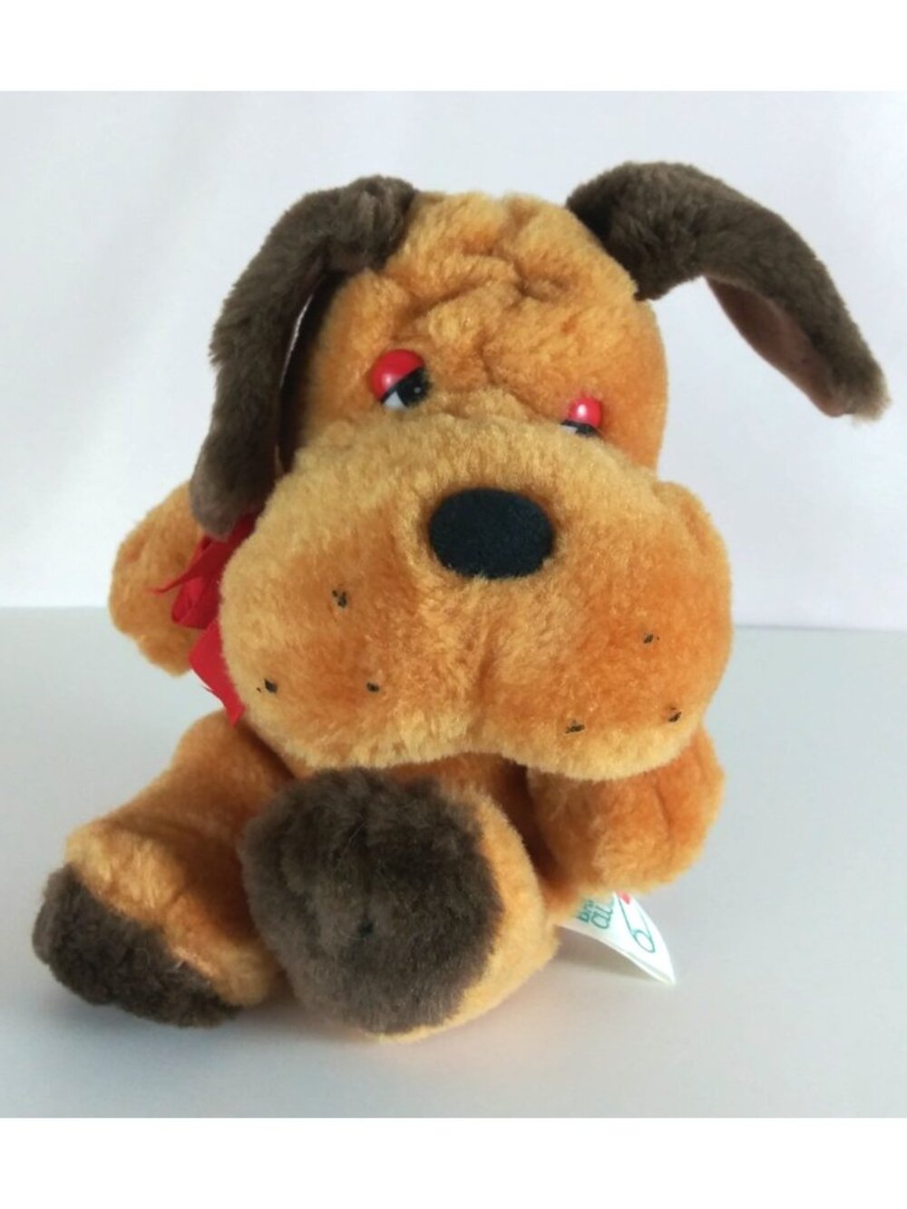 Vintage Baby Club Brown Basset Hound Puppy Dog 6" Plush